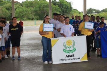 Foto - Torneio de Atletismo entres as APAES do Vale do Ribeira foi realizado no Centro de Eventos em Cajati