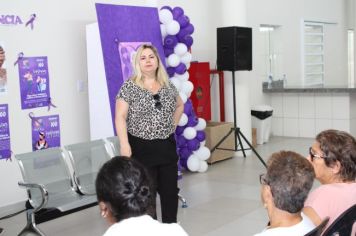 Foto - CREAS REALIZA CAMPANHA JUNHO VIOLETA EM CAJATI