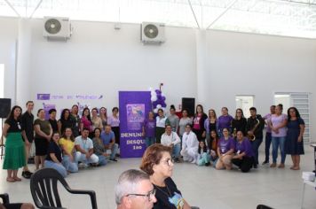 Foto - CREAS REALIZA CAMPANHA JUNHO VIOLETA EM CAJATI