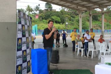 Foto - Torneio de Atletismo entres as APAES do Vale do Ribeira foi realizado no Centro de Eventos em Cajati