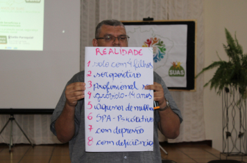 Foto - 14ª Pré-Conferências Municipais de Assistência Social “20 anos de SUAS”: Construção, Proteção e Resistência, no Salão Paroquial 