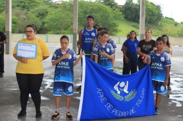 Foto - Torneio de Atletismo entres as APAES do Vale do Ribeira foi realizado no Centro de Eventos em Cajati