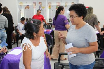 Foto - CREAS REALIZA CAMPANHA JUNHO VIOLETA EM CAJATI