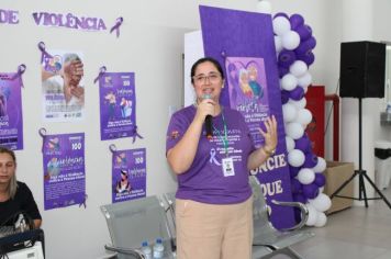 Foto - CREAS REALIZA CAMPANHA JUNHO VIOLETA EM CAJATI