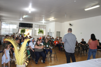 Foto - 14ª Pré-Conferências Municipais de Assistência Social “20 anos de SUAS”: Construção, Proteção e Resistência, no Salão Paroquial 