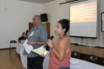 Foto - 14ª Pré-Conferências Municipais de Assistência Social “20 anos de SUAS”: Construção, Proteção e Resistência, no Salão Paroquial 