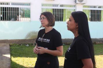 Foto - Visitação nas escolas do Projeto Alavancas