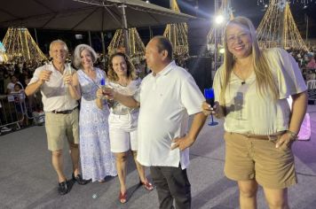 Foto - Réveillon com a Banda Origins e fogos de artifícios sem estampido marcaram a virada do ano em Cajati