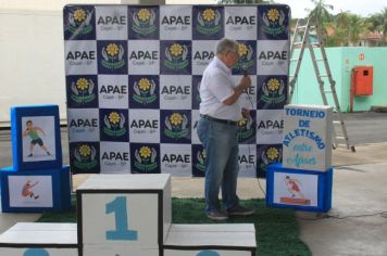 Foto - Torneio de Atletismo entres as APAES do Vale do Ribeira foi realizado no Centro de Eventos em Cajati