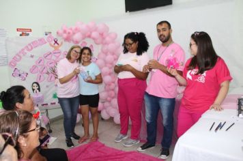 Foto - Campanha Outubro Rosa nas Unidades de Saúde no Município