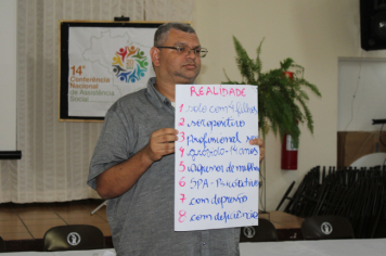 Foto - 14ª Pré-Conferências Municipais de Assistência Social “20 anos de SUAS”: Construção, Proteção e Resistência, no Salão Paroquial 
