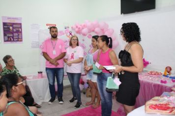 Foto - Campanha Outubro Rosa nas Unidades de Saúde no Município