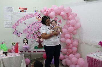 Foto - Campanha Outubro Rosa nas Unidades de Saúde no Município