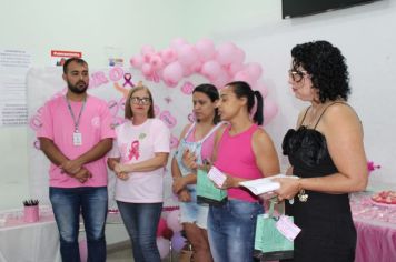 Foto - Campanha Outubro Rosa nas Unidades de Saúde no Município