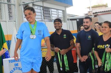 Foto - Torneio de Atletismo entres as APAES do Vale do Ribeira foi realizado no Centro de Eventos em Cajati