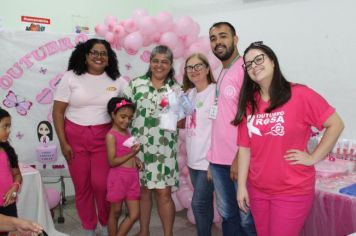 Foto - Campanha Outubro Rosa nas Unidades de Saúde no Município