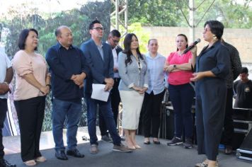 Foto - Inauguração do CRAS I - Centro de Referência de Assistência Social- Casa das Famílias  e do Serviço de Convivência e Fortalecimento de Vínculos-SFCV