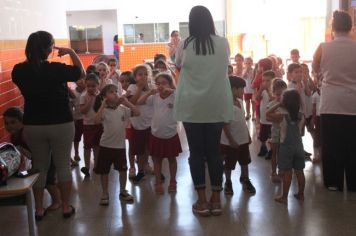 Foto - Visitação nas escolas do Projeto Alavancas