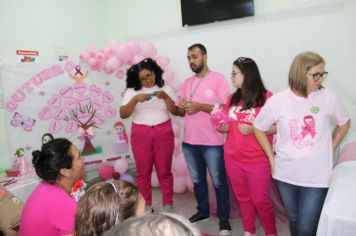 Foto - Campanha Outubro Rosa nas Unidades de Saúde no Município