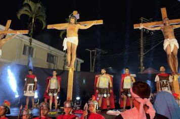 Foto - PAIXÃO DE CRISTO EMOCIONA CERCA DE 1500 MIL PESSOAS NA PRAÇA DA BÍBLIA