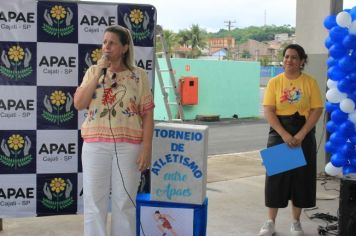 Foto - Torneio de Atletismo entres as APAES do Vale do Ribeira foi realizado no Centro de Eventos em Cajati