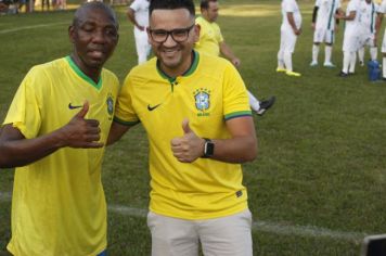 Foto - JOGO COMEMORATIVO COM EX-CRAQUES DA SELEÇÃO BRASILEIRA- CAJATI, 31 ANOS