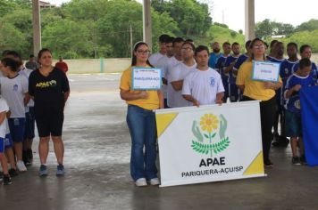 Foto - Torneio de Atletismo entres as APAES do Vale do Ribeira foi realizado no Centro de Eventos em Cajati