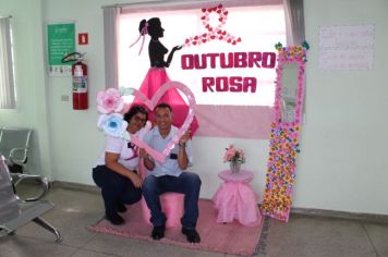 Foto - Campanha Outubro Rosa nas Unidades de Saúde no Município