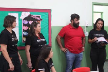 Foto - Visitação nas escolas do Projeto Alavancas