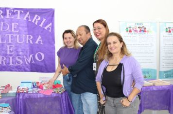 Foto - CREAS REALIZA CAMPANHA JUNHO VIOLETA EM CAJATI