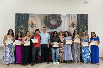 Foto - Formatura do Fundo Social 