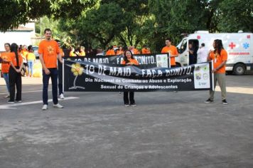 Foto - CAMINHADA FAÇA BONITO EM ALUSÃO AO 18 DE MAIO - DIA NACIONAL DE COMBATE AO ABUSO E À EXPLORAÇÃO SEXUAL