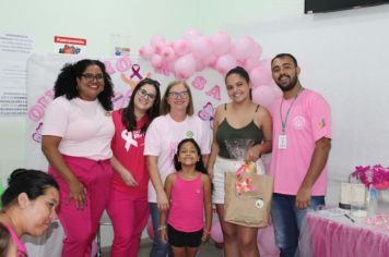 Foto - Campanha Outubro Rosa nas Unidades de Saúde no Município