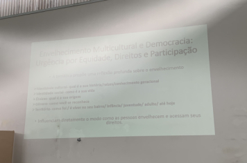 Foto - Conferência Municipal do Idoso