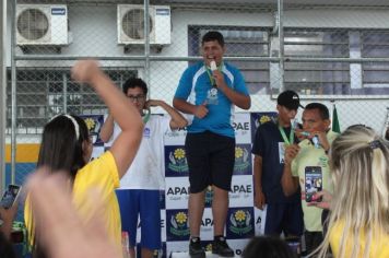 Foto - Torneio de Atletismo entres as APAES do Vale do Ribeira foi realizado no Centro de Eventos em Cajati