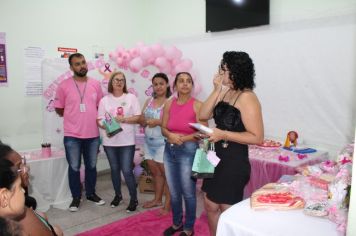 Foto - Campanha Outubro Rosa nas Unidades de Saúde no Município