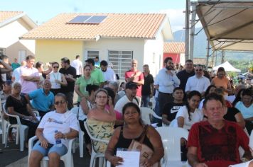 Foto - Inauguração do Empreendimento Cajati D- 65 casas e entrega de 280 títulos de Regularização Fundiária