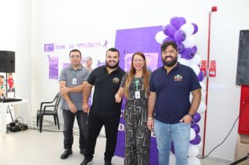 Foto - CREAS REALIZA CAMPANHA JUNHO VIOLETA EM CAJATI