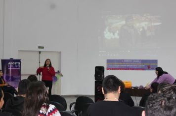 Foto - AGOSTO LILÁS- DIGA NÃO À VIOLÊNCIA CONTRA MULHER