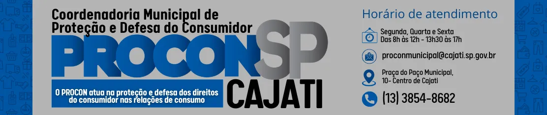 Procon de Cajati realiza atendimento gratuito no Paço Municipal