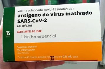 Cajati recebe as primeiras doses da vacina contra o coronavírus