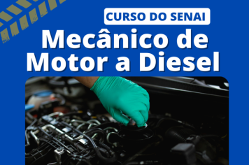 Cajati abre inscrições para o curso de Qualificação Profissional de Mecânico de Motor a Diesel