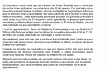 COMUNICADO OFICIAL