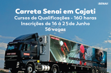 Cajati abre inscrições para cursos gratuitos da Carreta Senai 