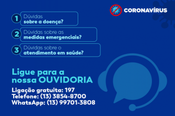 Ouvidoria Coronavírus