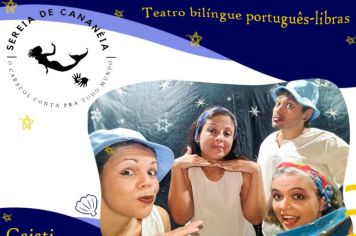 Grupo Caracol apresenta peça narrada em Português e Libras no dia 30 de abril em Cajati