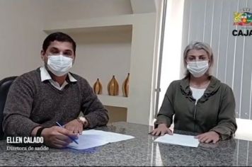 Diretora de saúde e enfermeiro esclarecem dúvidas sobre a vacinação contra a COVID-19 em Cajati