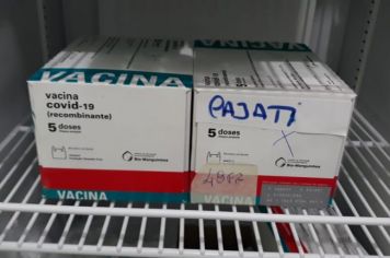 Cajati recebe mais 490 doses de vacinas AstraZeneca contra a Covid-19