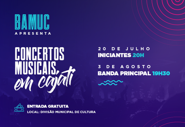 Banda Municipal apresenta concertos gratuitos em Cajati