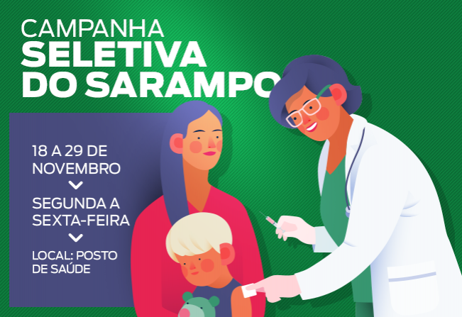 Campanha de Vacinação contra o Sarampo em Cajati